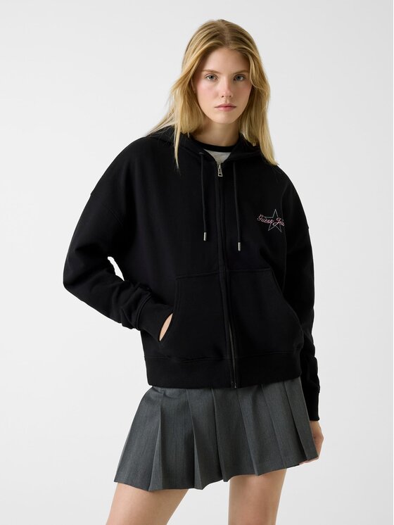 Guess Jeans Guess Jeans Sweatshirt 180727 Schwarz Classic Fit