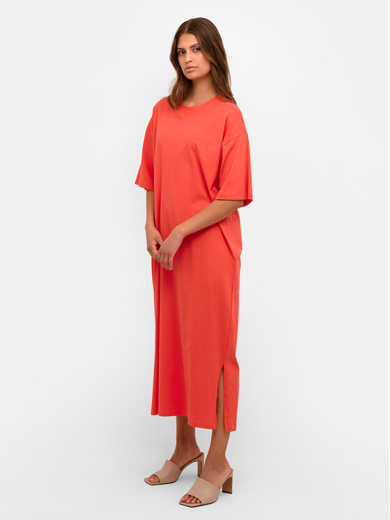 Kaffe Rochie de zi Edna 10507351 Roșu Loose Fit