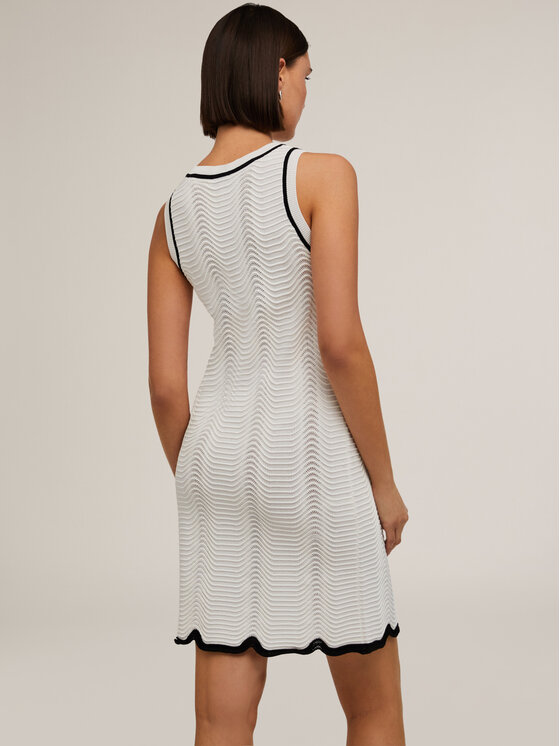 Motivi Motivi Sukienka codzienna 7699W001353N0S1 Biały Regular Fit
