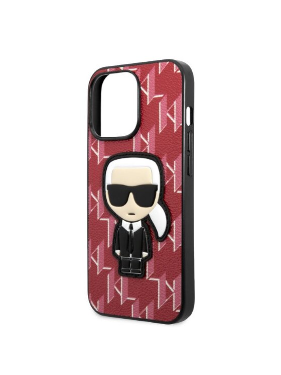 KARL LAGERFELD KARL LAGERFELD Etui na telefon iPhone 13 Pro Max Czerwony