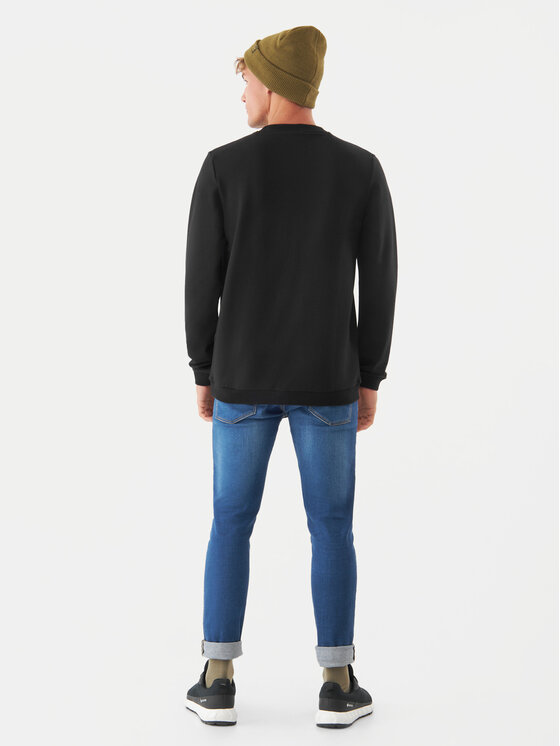 Viking Viking Pulóver Escape Bamboo 740/25/6421 Fekete Regular Fit