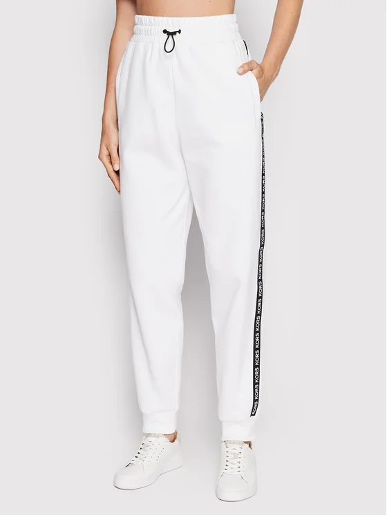 MICHAEL Michael Kors Jogginghose MS2309F23G Weiß Regular Fit