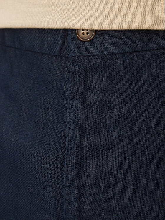 MICHAEL Michael Kors MICHAEL Michael Kors Pantaloni chino CS5304BBEY Bleumarin Straight Fit