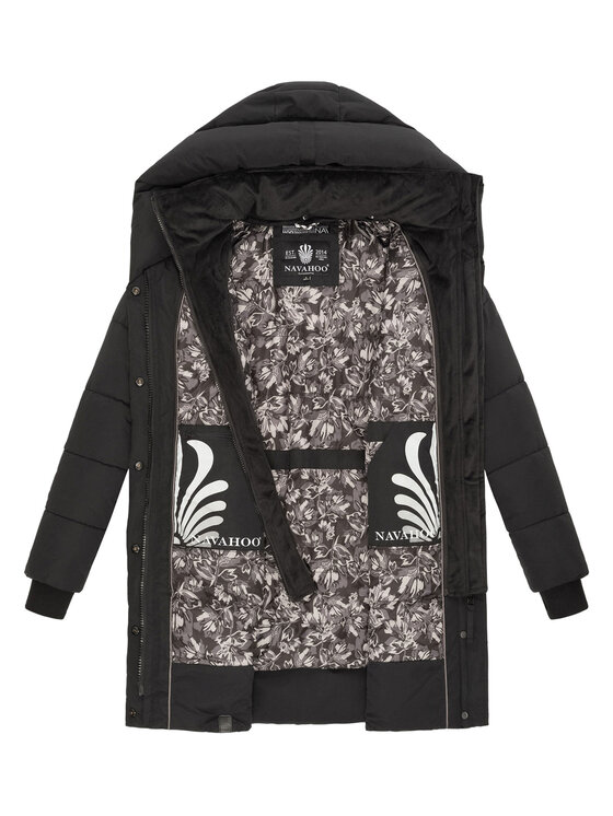 Navahoo Navahoo Kurtka zimowa Knutschilein Czarny Regular Fit