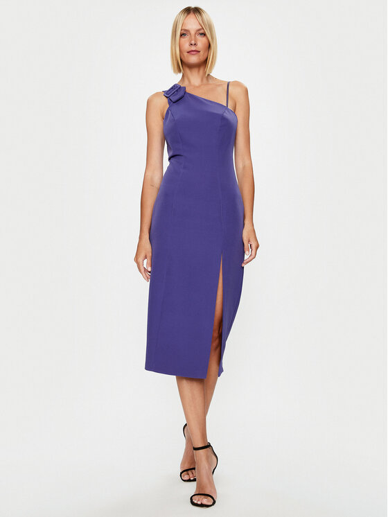 Rinascimento Rinascimento Kokteilinė suknelė CFC0115241003 Violetinė Regular Fit