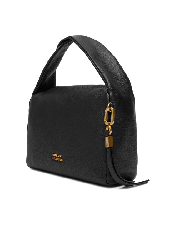 Tommy Hilfiger Tommy Hilfiger Borsetta City Leather Mini Bag AW0AW18150 Nero