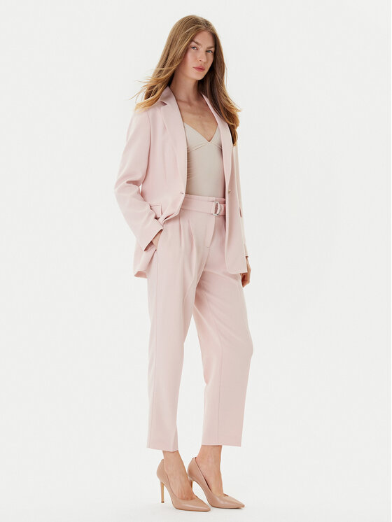 BOSS BOSS Pantaloni di tessuto Tapiah 50490037 Rosa Regular Fit