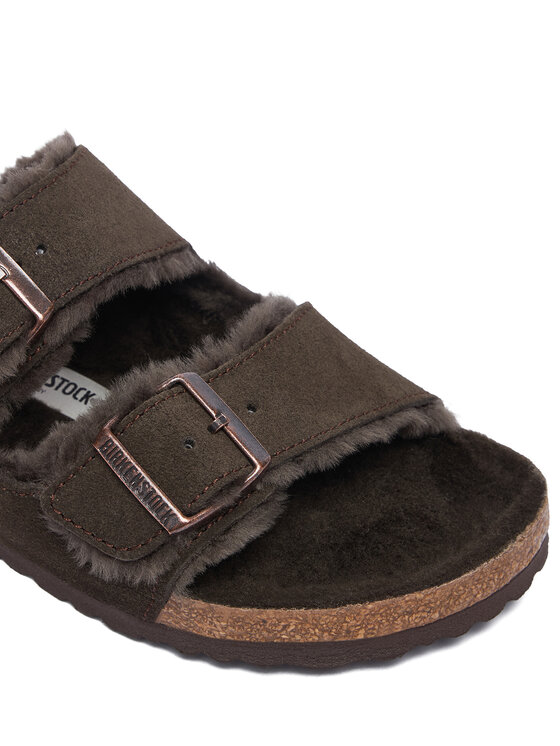 Birkenstock Birkenstock Šlepetės Arizona Shearling 1020528 Ruda