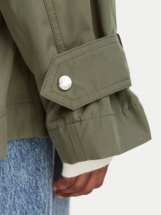 BOSS BOSS Tenchcoat C_Calisetta 50563248 Dunkelgrün Regular Fit