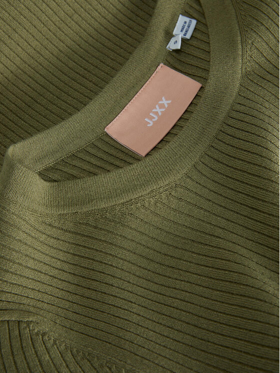 JJXX JJXX Pletena obleka Ellie 12254342 Zelena Slim Fit