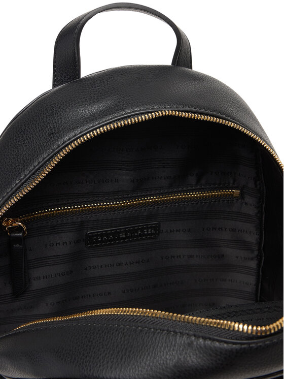 Tommy Hilfiger Tommy Hilfiger Ruksak Th Logo Backpack AW0AW18118 Crna