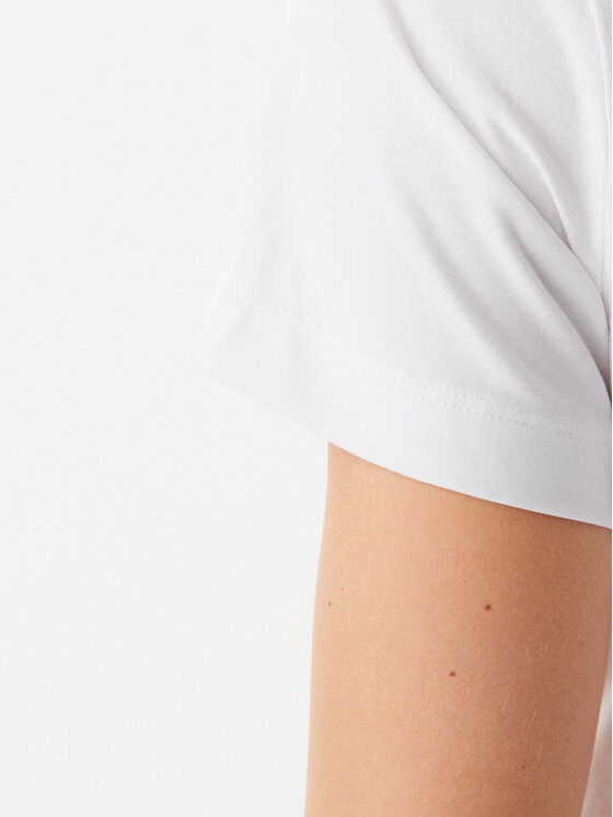 Guess Guess T-Shirt V5GI15 J1314 Biały Slim Fit