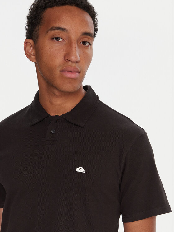 Quiksilver Quiksilver Polokošeľa Pique EQYKT04392 Čierna Regular Fit