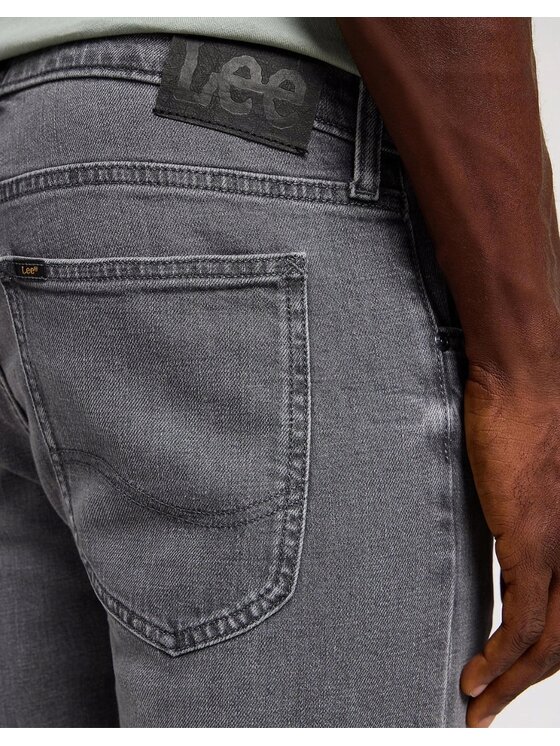 Lee Lee Jeansy Luke Szary Slim Fit