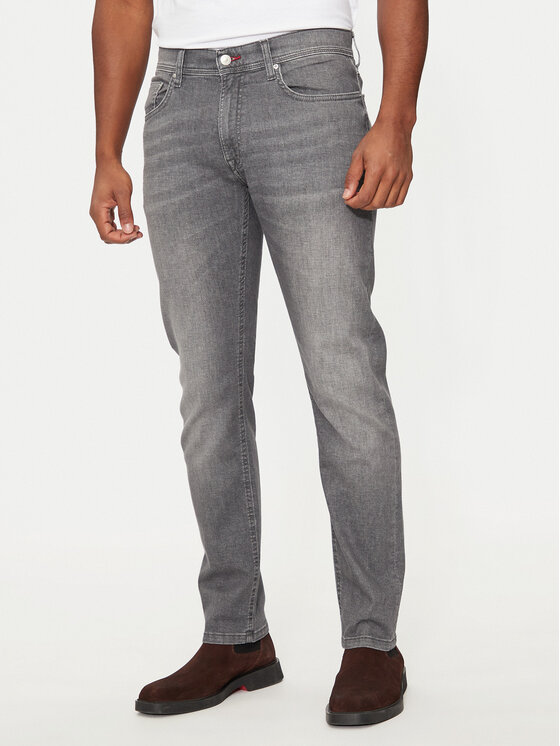 Hechter Paris Hechter Paris Jeansy 26050 142361 Šedá Regular Fit