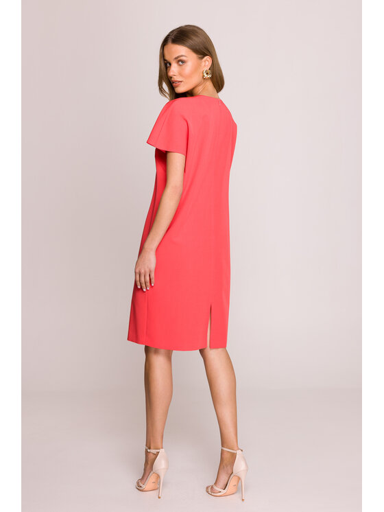 Stylove Stylove Letné šaty S392 Oranžová Premium Fit