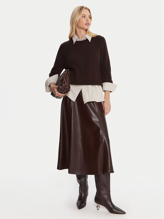 Marella Marella Svetr Alaska 2525366102 Hnědá Regular Fit