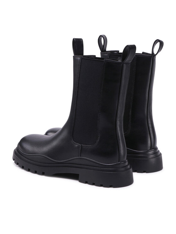 DeeZee DeeZee Μποτάκια με λάστιχο H90152-1K Μαύρο