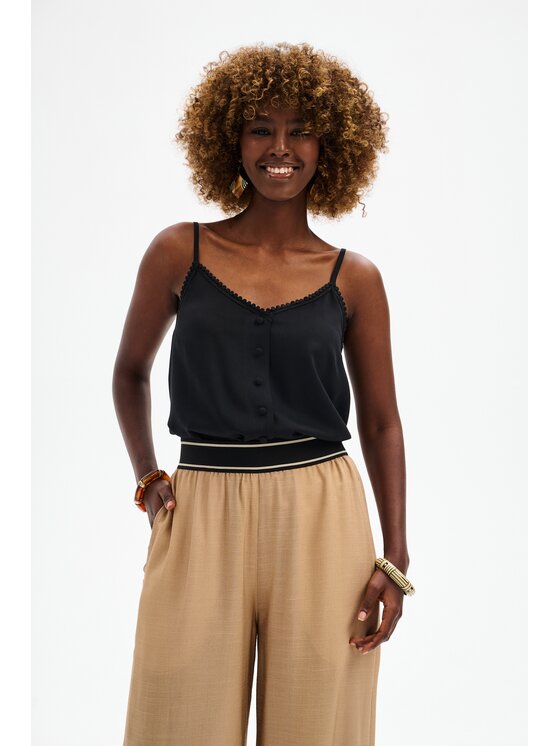 blue shadow blue shadow Bluzka Safax Czarny Regular Fit