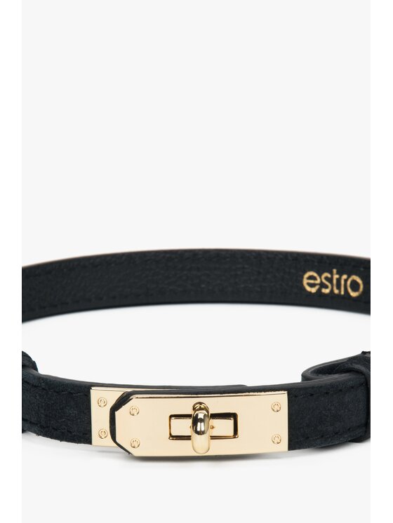 Estro Estro Ζώνη Γυναικεία ER00118658 Μαύρο