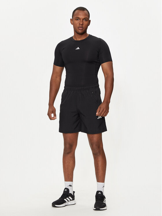 adidas adidas Funkčné tričko Techfit Compression JE6698 Čierna Slim Fit