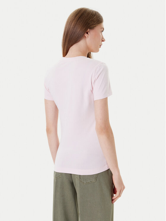 Guess Guess T-Shirt W5YI05 J1314 Różowy Regular Fit