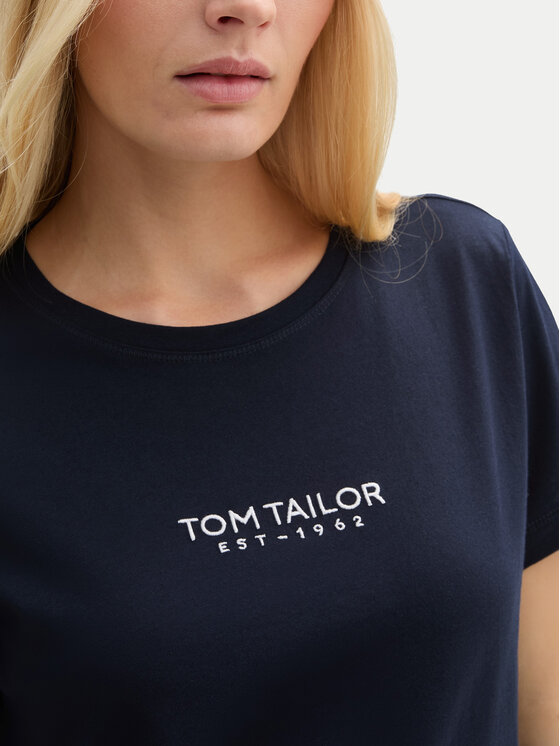 Tom Tailor Tom Tailor Póló 1045543 Sötétkék Regular Fit
