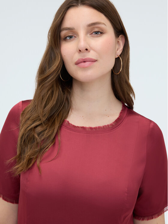 Fiorella Rubino Fiorella Rubino Vestito da giorno 7078T001758N026 Rosso A-Line Fit