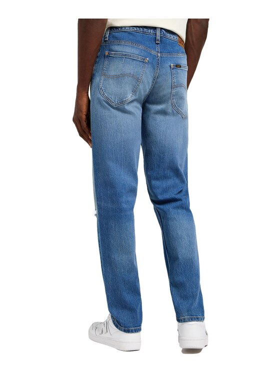 Lee Lee Jeansy 112349203 Niebieski Relaxed Fit