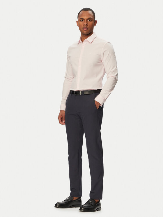 Calvin Klein Calvin Klein Särk LV04LB145G Heleроosa Slim Fit
