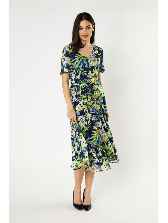 QUIOSQUE QUIOSQUE Každodenné šaty JUICY DRESS Tmavomodrá Regular Fit