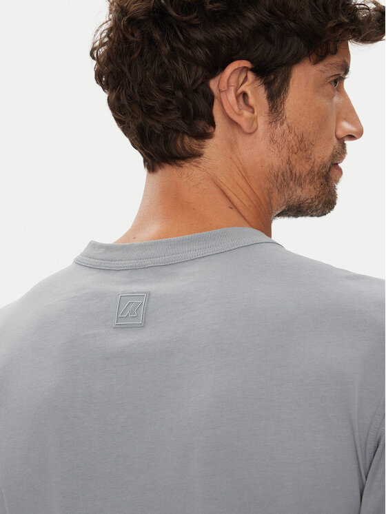 K-Way K-Way T-Shirt K2135HW Šedá Regular Fit