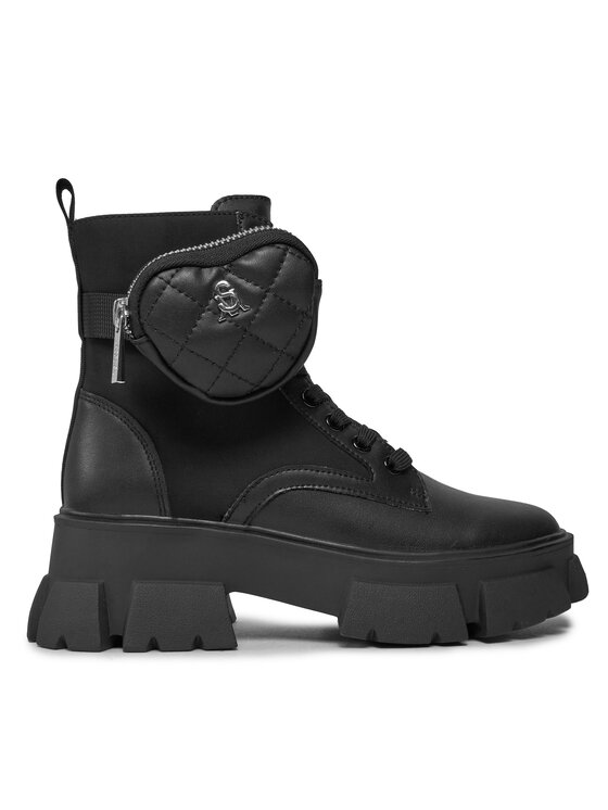Steve Madden Steve Madden Žygio batai Tanker-H Bootie SM19000035 SM19000035-017 Juoda