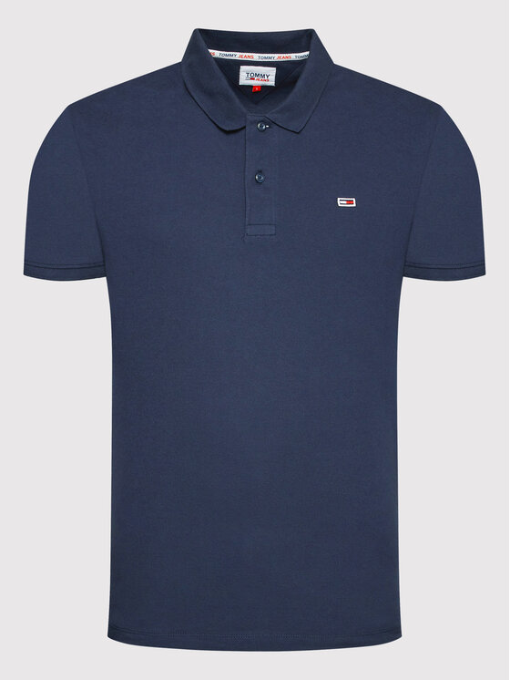 Tommy Jeans Tommy Jeans Polo Solid Stretch DM0DM12219 Blu scuro Slim Fit