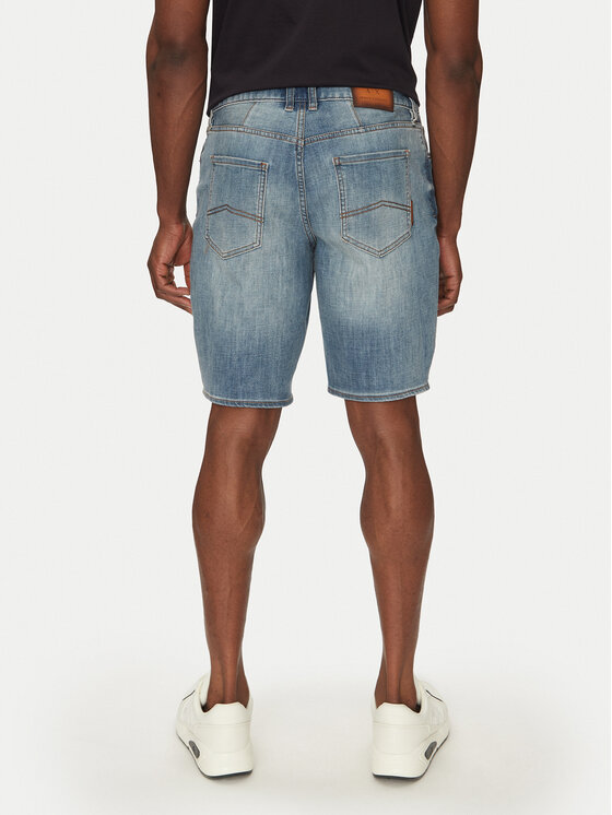 Armani Exchange Armani Exchange Jeans kratke hlače XM000073 AF13331 MB001 Modra Slim Fit