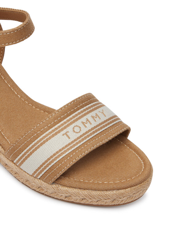 Tommy Hilfiger Tommy Hilfiger Espadrile Mid Wedge Espad Webbing FW0FW09230 Bej