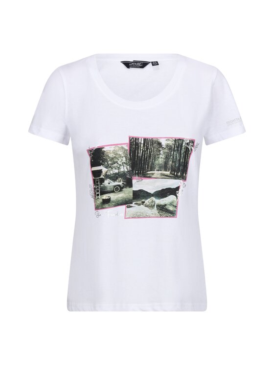 Regatta Regatta T-Shirt Filandra VIII Biały Short Fit