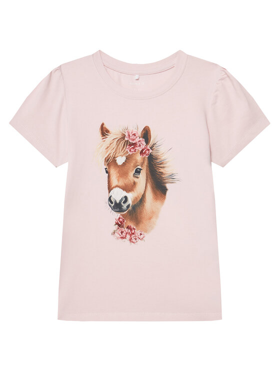 NAME IT Tričko Hani 13243178 Ružová Standard Fit
