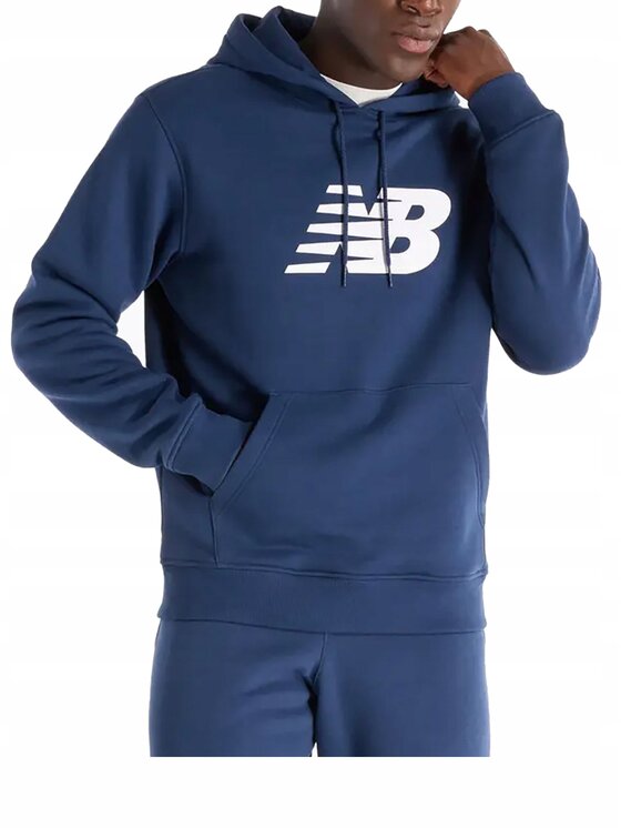 New Balance New Balance Bluza MT43904NNY Niebieski Standard Fit