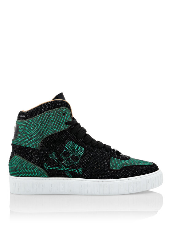 PHILIPP PLEIN PHILIPP PLEIN Sneakersy 1413 Zelená