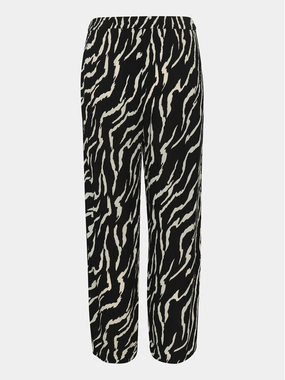 Kaffe Kaffe Pantaloni di tessuto Dacia 10508490 Nero Relaxed Fit