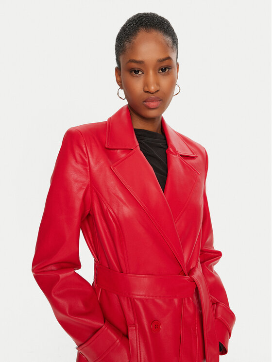 BARDOT BARDOT Tenchcoat Vegan 59736JB Rot Regular Fit