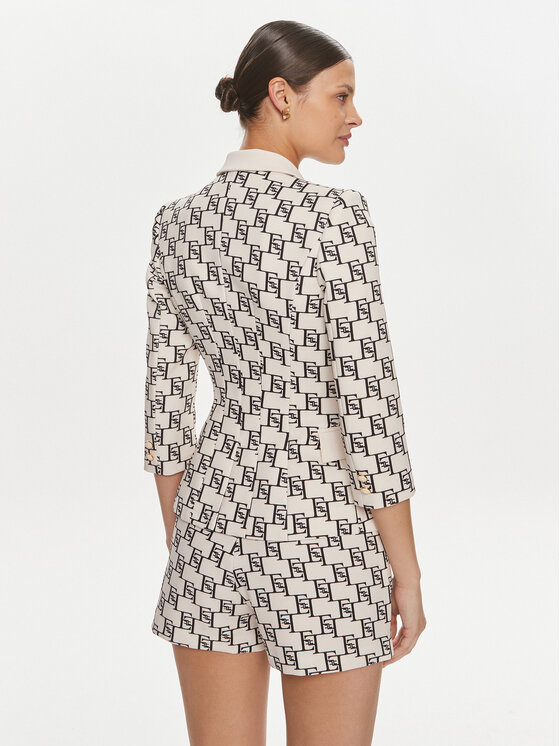 Elisabetta Franchi Elisabetta Franchi Піджак GI-S61-41E2-V650 Écru Regular Fit