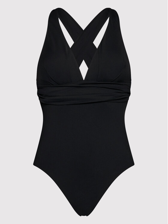 Seafolly Seafolly Strój kąpielowy Cross Back 10950-942 Czarny