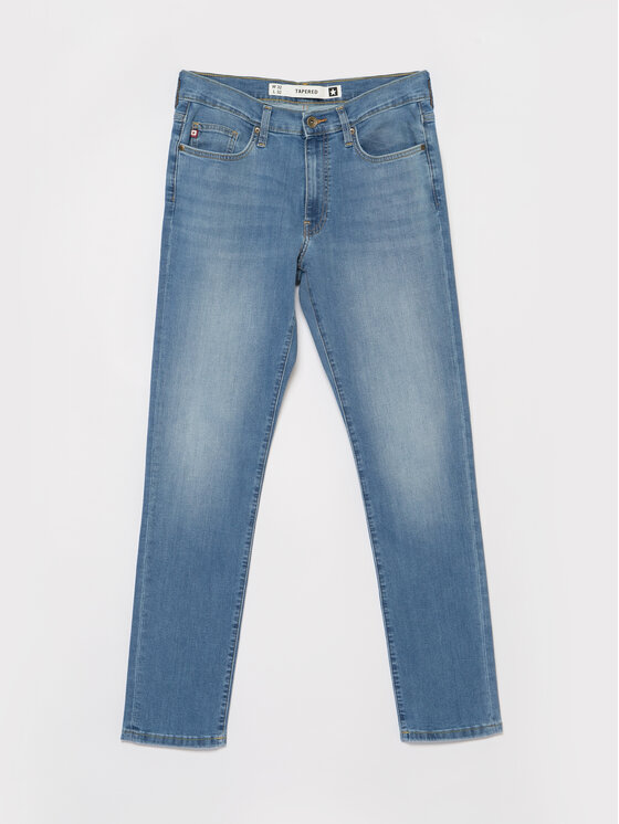 BIG STAR BIG STAR Jeansy TERRY CARROT Niebieski Tapered Fit