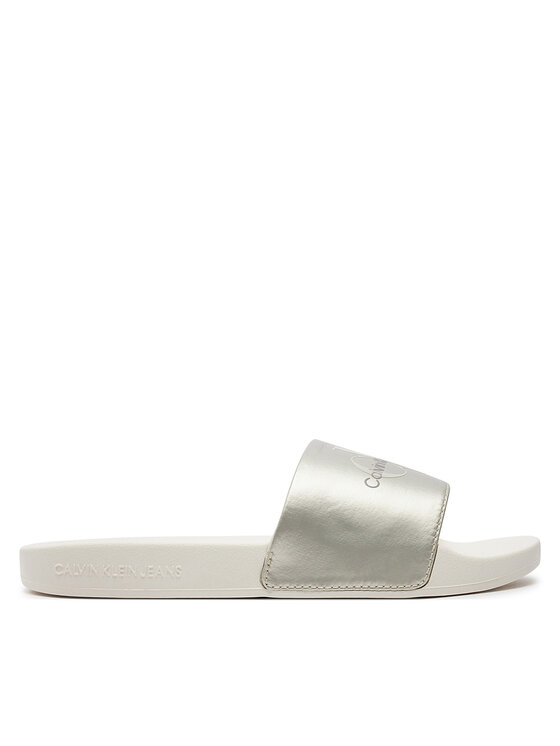 Calvin Klein Jeans Natikače Slide Ny Pearl YW0YW01243 Plava