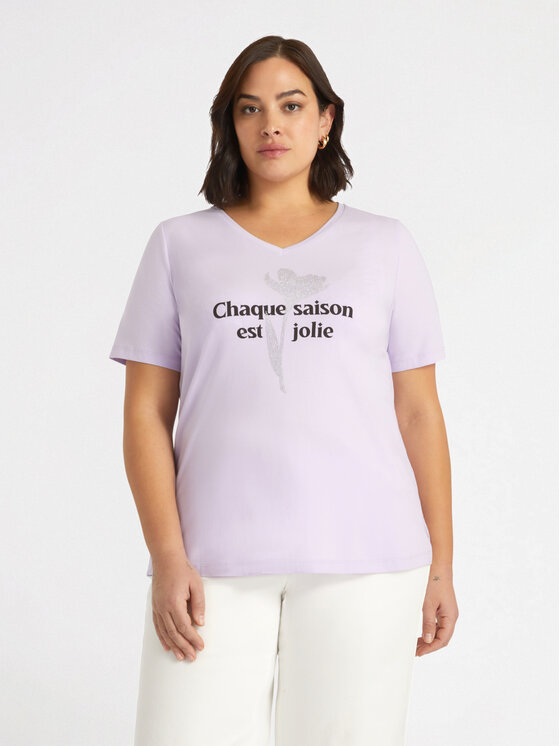 T-Shirt, rozmiar S, Fioletowe, G435L008227N009