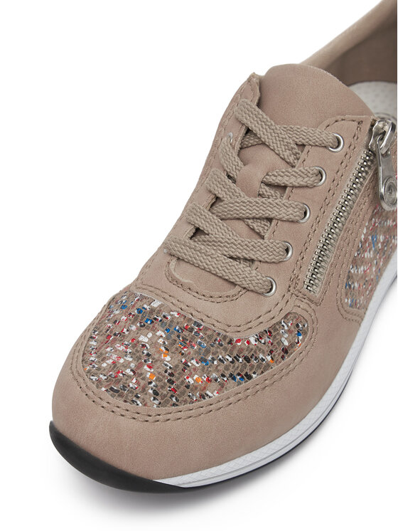 Rieker Rieker Sneakersy N1112-62 Beżowy