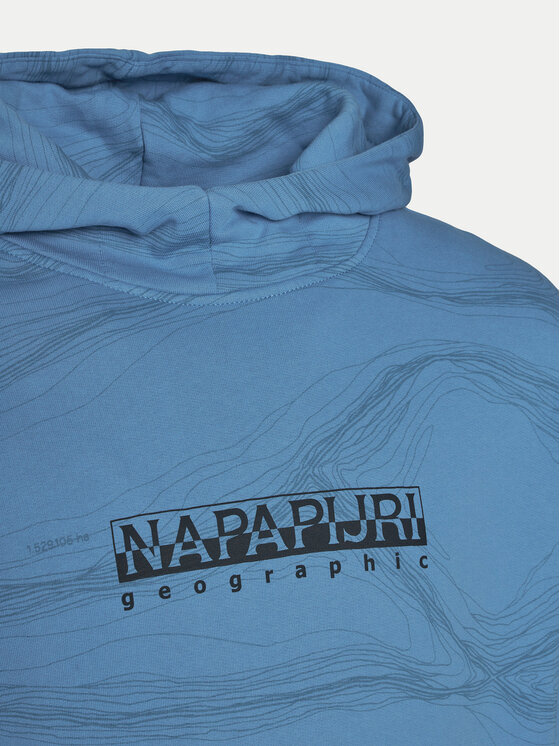 Napapijri Napapijri Bluza Cellini NP0A4ILR Niebieski Relaxed Fit