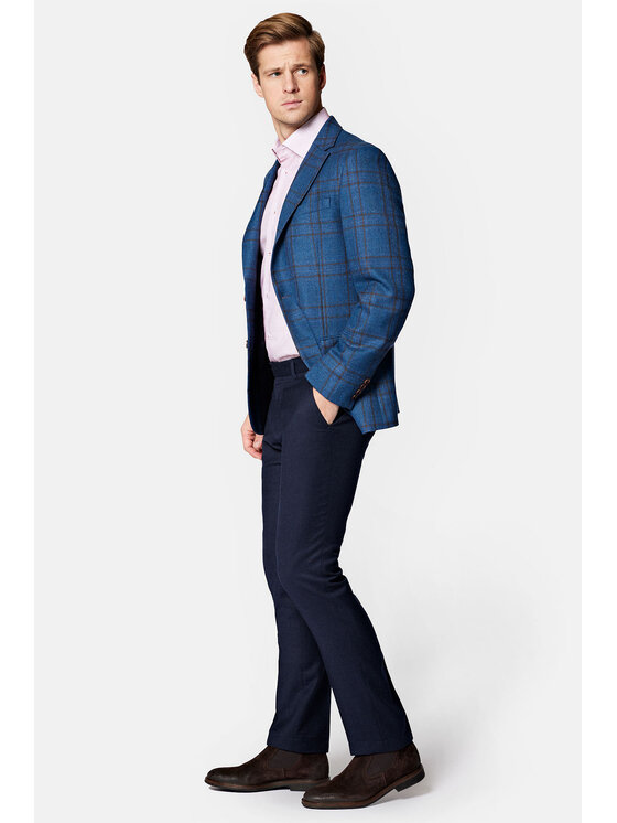 Lancerto Lancerto Marynarka Imatra MA099223000001 Granatowy Slim Fit